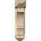 Ekena Millwork Balboa Arts and Crafts Rough Sawn Bracket w/ Offset Brace, Douglas Fir, 6"W x 16"D x 24"H BKT0604X16X24BOA03RDF - alternate 2